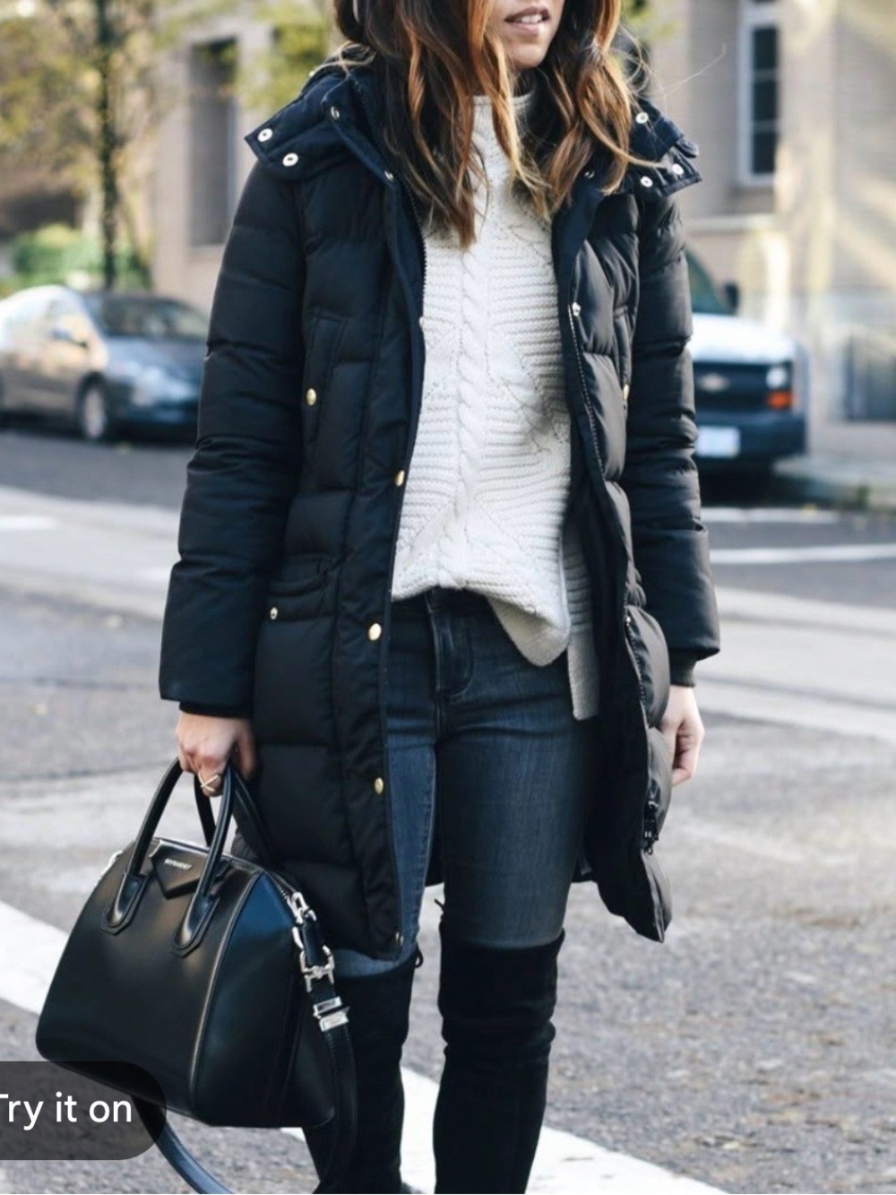 J.Crew Wintress Belted Down Puffer Long Coat with Hood